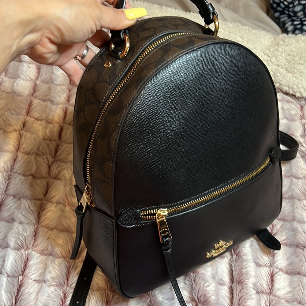 Coach backpack, chocolate brown worn only once perfect condition